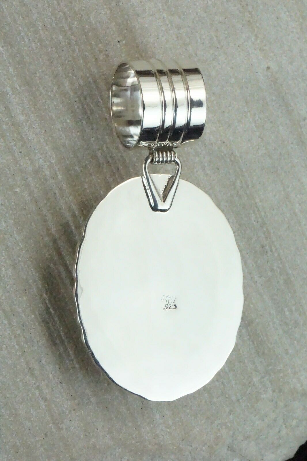Turquoise & Sterling Silver Pendant - Gregg Yazzie