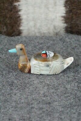 Duck Zuni Fetish Carving - Darrin Boone