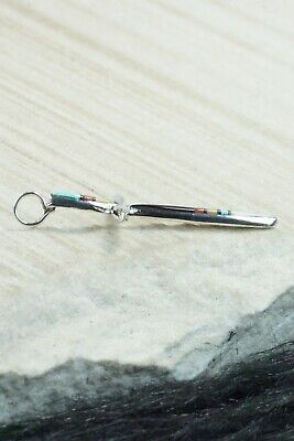 Multi Stone & Sterling Silver Pendant - Lynette Bowannie