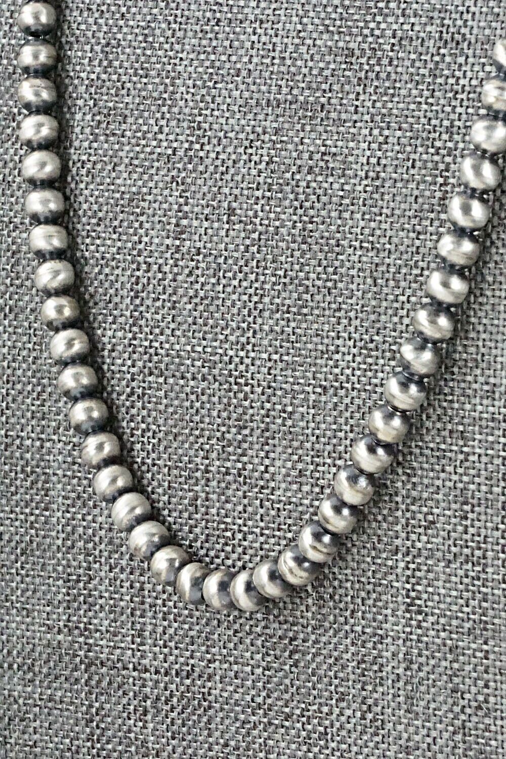 Sterling Silver Navajo Pearl Necklace - Jan Mariano