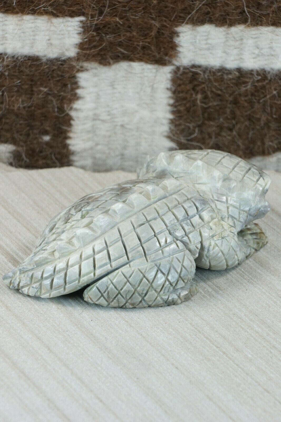 Horned Toad Zuni Fetish Carving - Jonas Hastito