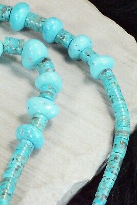 Turquoise & Spiny Oyster Necklace - Lupe Lovato