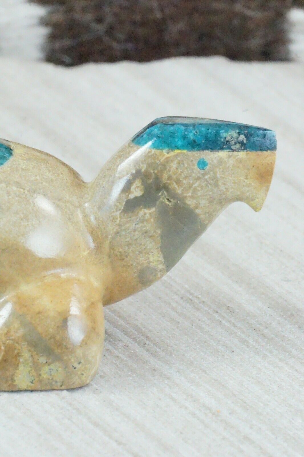 Turtle Zuni Fetish Carving - Enrike Leekya
