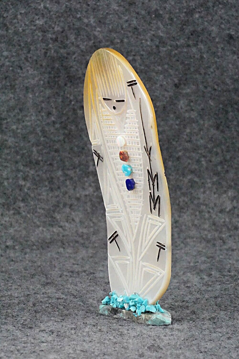 Corn Maiden Zuni Fetish Carving - Gloria Chattin