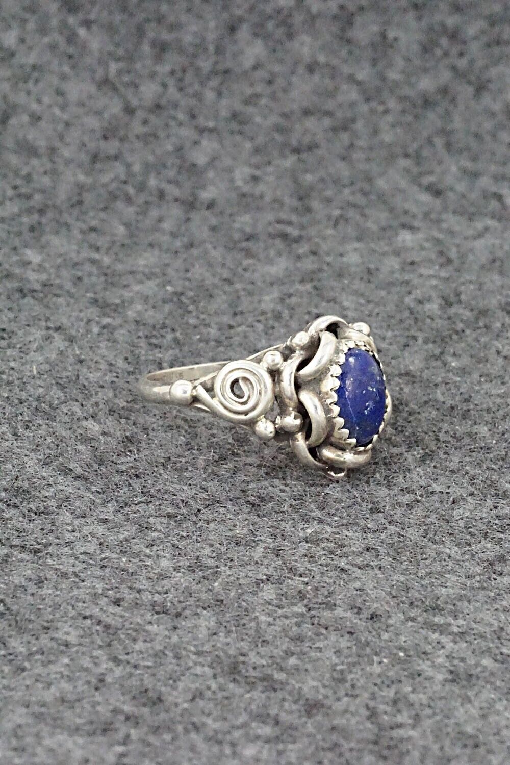Lapis & Sterling Silver Ring - Maritta Martinez - Size 7.75