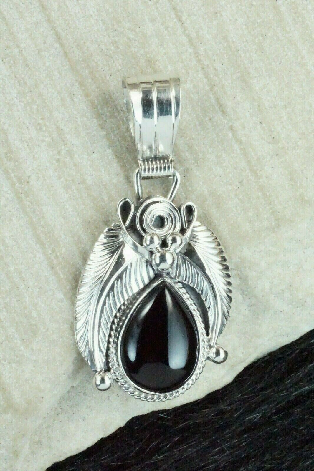 Onyx & Sterling Silver Pendant - Davey Morgan