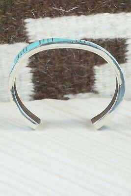 Turquoise & Sterling Silver Bracelet - Viann Haloo - High Lonesome Trading