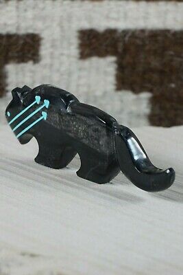 Mountain Lion Zuni Fetish Carving - Kenric Laiwakete - High Lonesome Trading