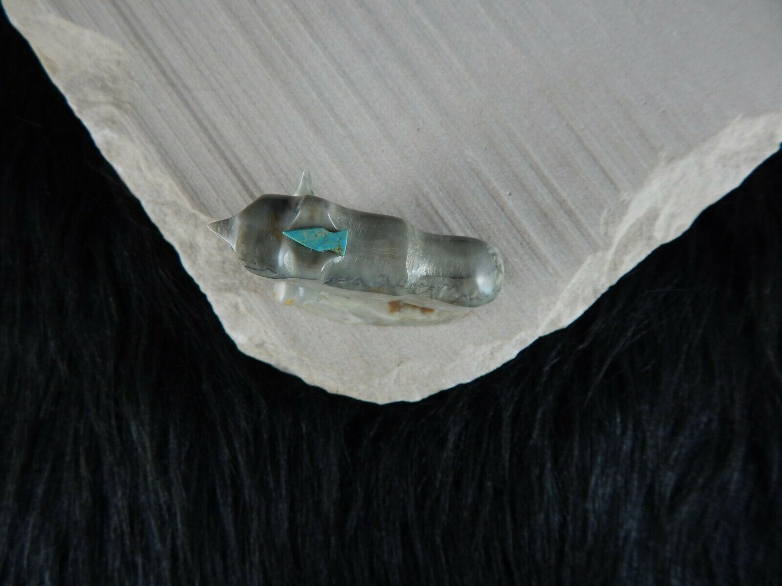 Bears Zuni Fetish - Della Haloo - Zuni Bears Carving - High Lonesome Trading