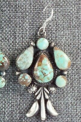 Turquoise & Sterling Silver Earrings - Bobby Platero