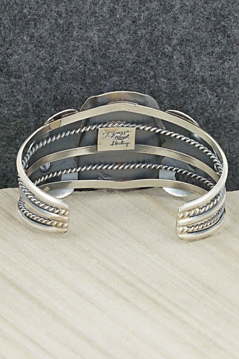 Turquoise & Sterling Silver Bracelet - Tim Yazzie