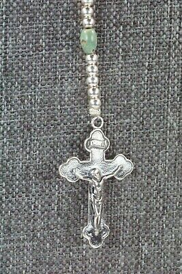 Turquoise & Sterling Silver Rosary - Navajo