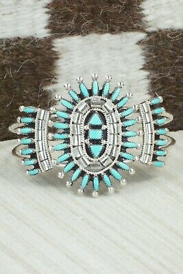 Turquoise & Sterling Silver Bracelet - Evonne Hastito