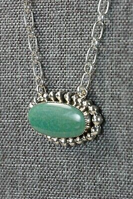 Navajo Turquoise & Sterling Silver Necklace - Sheena Jack