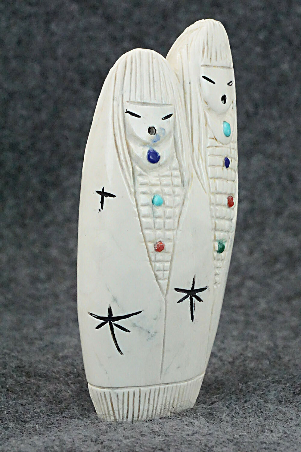 Corn Maiden Zuni Fetish Carving - Sandra Quandelacy