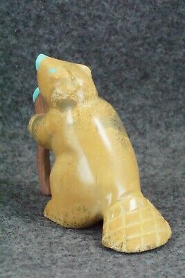 Beaver Zuni Fetish Carving - Enrike Leekya