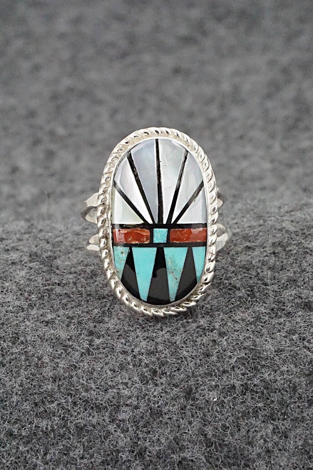 Multi Stone & Sterling Silver Ring - Ola Eriacho - Size 7