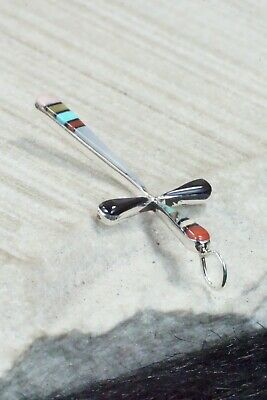Multi Stone & Sterling Silver Pendant - Lynette Bowannie