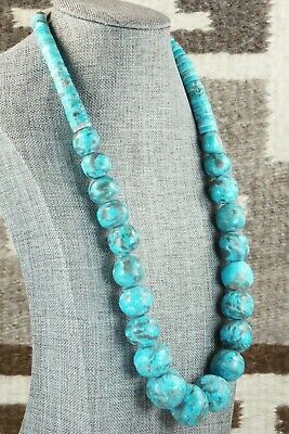 Turquoise & Sterling Silver Necklace - Joe Garcia