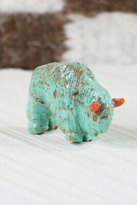 Buffalo Zuni Fetish Carving - Andres Quandelacy