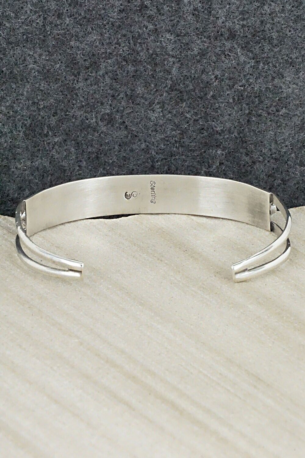 Turquoise & Sterling Silver Bracelet - Eldrick Seoatwa