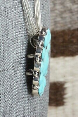 Kingman Turquoise & Liquid Silver Necklace - Greg Yazzie
