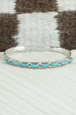 Turquoise & Sterling Silver Bracelet - Murray Hannaweeka