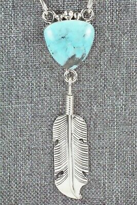 Turquoise & Sterling Silver Necklace - Gilbert Smith