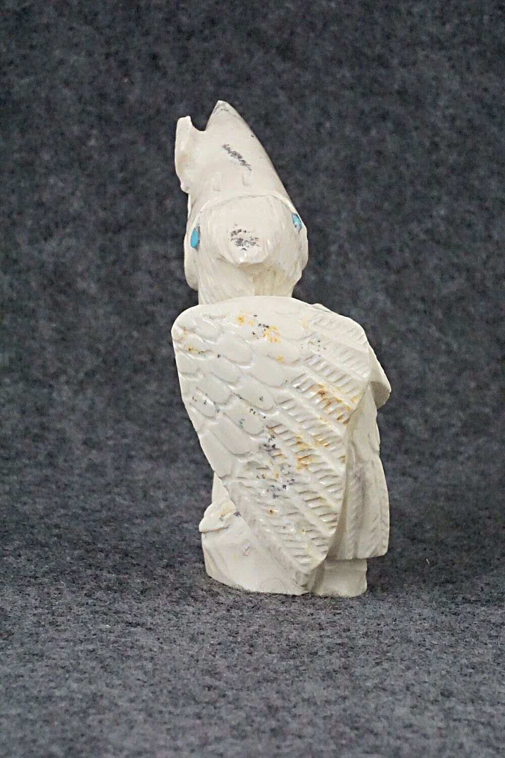 Pelican Zuni Fetish Carving - Derrick Kaamasee