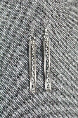 Navajo Sterling Silver Earrings - Caroline Tsosie