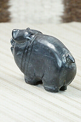 Pig Zuni Fetish Carving - Stanton Hannaweeke