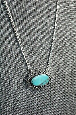 Turquoise & Sterling Silver Necklace - Sharon McCarthy