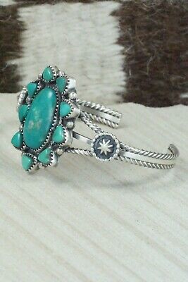 Turquoise & Sterling Silver Bracelet - Roberta Begay