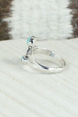 Turquoise & Sterling Silver Ring - Harris Largo - 9.5