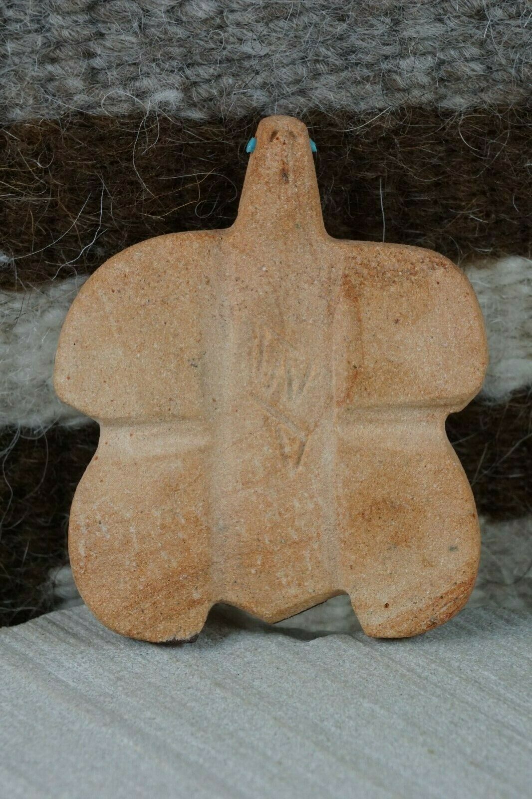 Turtle Zuni Fetish Carving - Brandon Phillips - High Lonesome Trading