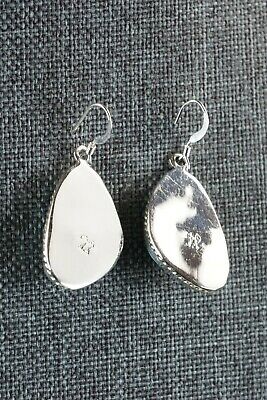 Navajo Turquoise and Sterling Silver Earrings - Lee Shorty