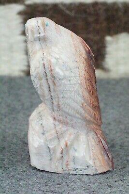 Eagle Zuni Fetish Carving - Derrick Kaamasee - High Lonesome Trading