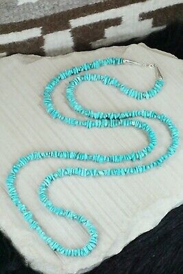 Turquoise & Sterling Silver Necklace - Navajo