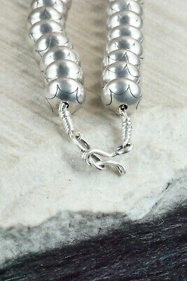 Sterling Silver Navajo Pearl Necklace - Jan Mariano