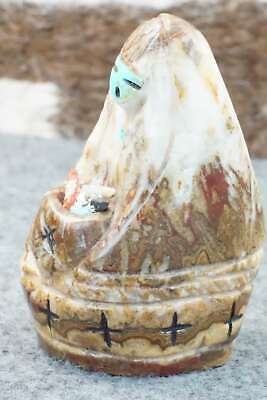 Corn Maiden Zuni Fetish Carving - Faye Quandelacy