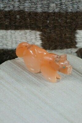 Wolf Zuni Fetish Carving - Rosella Soseeah - High Lonesome Trading