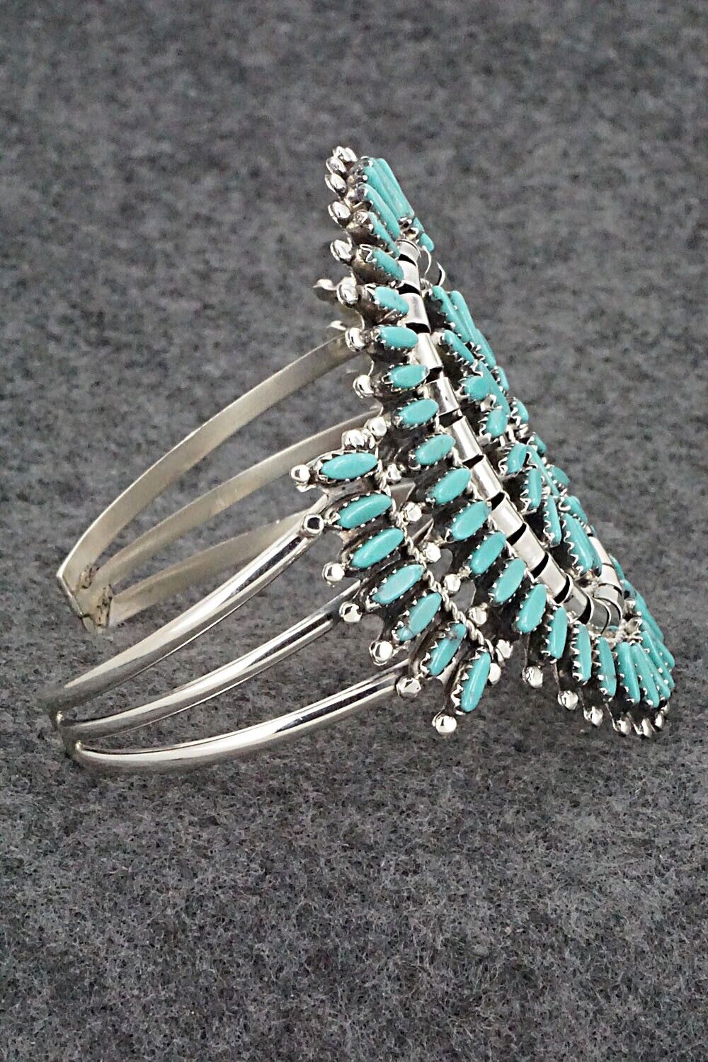 Turquoise & Sterling Silver Bracelet - Nathaniel Nez