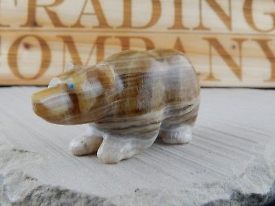 Bear Zuni Fetish Carving - Nelson Yatsattie - High Lonesome Trading