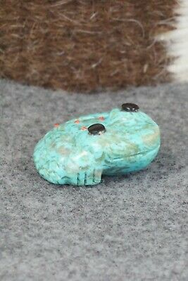 Frog Zuni Fetish Carving - Reynold Lunasee