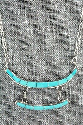 Turquoise & Sterling Silver Necklace - Gloria Waseta