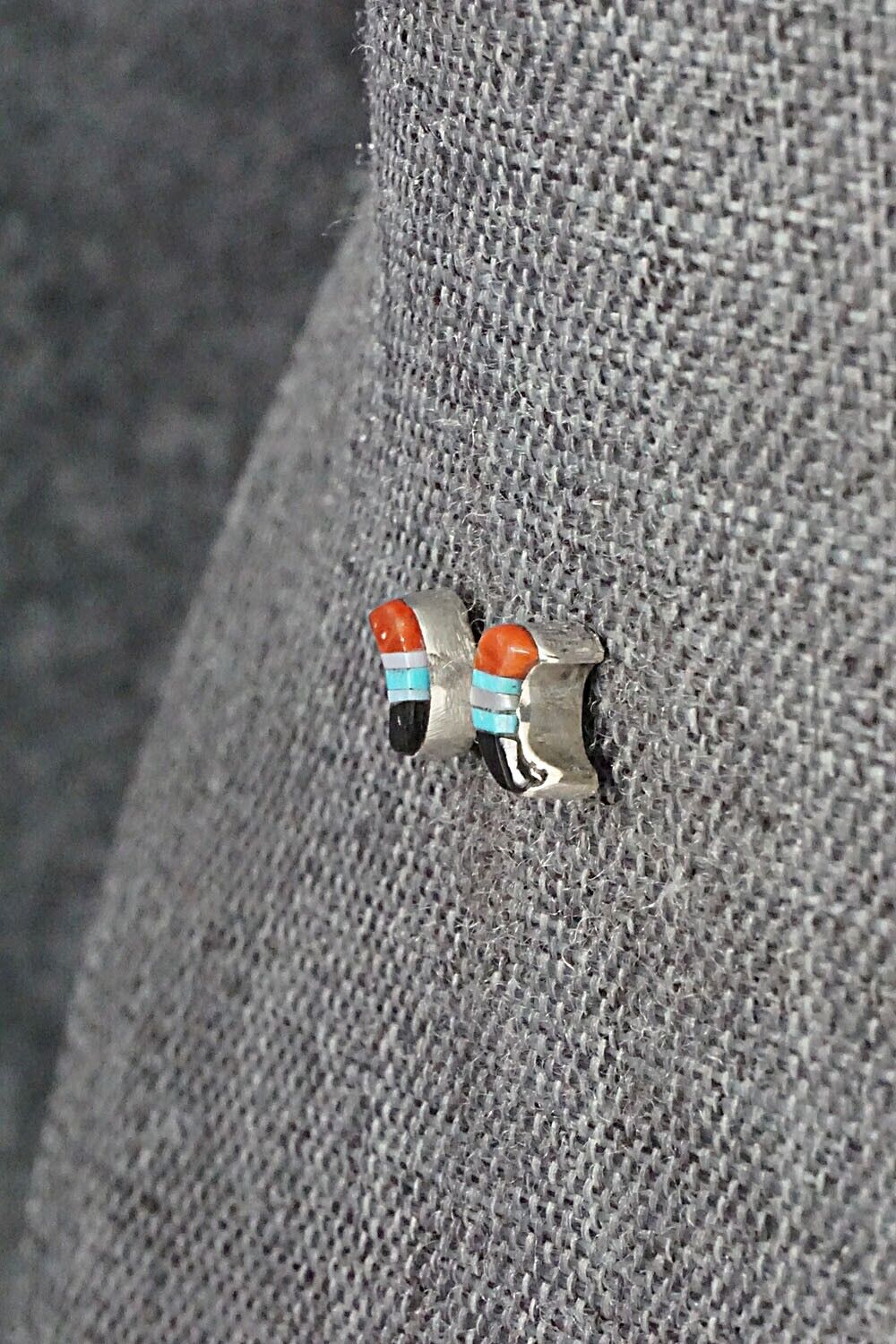 Multi Stone & Sterling Silver Earrings - Francisco Chapito