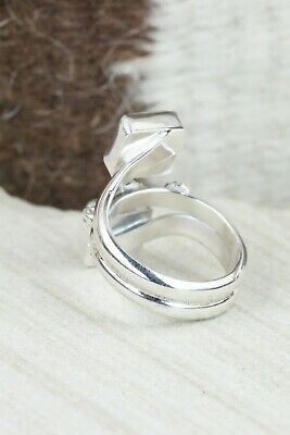 Turquoise & Sterling Silver Ring - Bobby Platero - Size 7.25