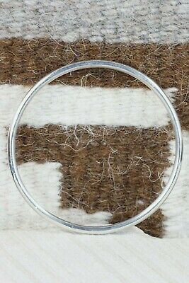 Navajo Sterling Silver Bangle Cuff - Elaine Tahe