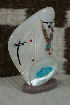 Corn Maiden Zuni Fetish Carving - Vickie Quandelacy - High Lonesome Trading