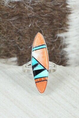 Multi Stone & Sterling Silver Ring - Grace Smith - Size 5.25